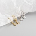 Statement Pave Star Dangle Earrings - MLYH428