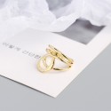 Wrapped Double Layer Open Ring - MLYH439