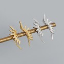 Pave Angels Wing Hoop Earrings - MLYH442
