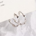 Minimalist Mobius Twist Hoop Earrings - MLYH443