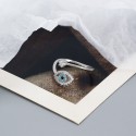 Sweet Turquoise Evil Eye Open Ring - MLYH445