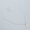 Pave Evil Eye Pattern Necklace - MLYH451