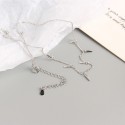 Pave Nail Shaped Necklace - MLYH456
