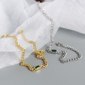 Minimalist Rectangular Gemstone Bracelet - MLYH463