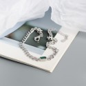 Minimalist Rectangular Gemstone Bracelet - MLYH463