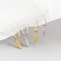 Elegant Feather Dangle Earrings - MLYH464