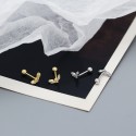 Statement Wing Shaped Stud Earrings - MLYH467