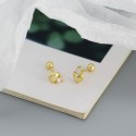 Minimalist Glossy Heart Stud Earrings - MLYH469