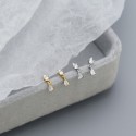 Tassel Teardrop Rhinestone Dangle Earrings - MLYH477