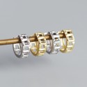 Hollow T-shaped Mesh Hoop Earrings - MLYH478