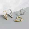 Minimalist Lightning Outline Hoop Earrings - MLYH487