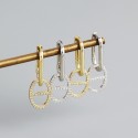Pave Mariner Charm Drop Earrings - MLYH488