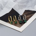 Sparkling Solitaire Dangle Earrings - MLYH491