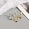Solitaire Peace Dove Dangle Earrings - MLYH493