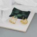 Pave Claw Shaped Stud Earrings - MLYH501