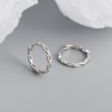 Sweet Chain Shaped Hoop Earrings - MLYH503