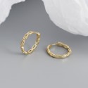 Sweet Chain Shaped Hoop Earrings - MLYH503