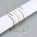 Vintage Gemstone Row Bracelet - MLYH504