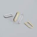 Minimalist U-shaped Hoop Earrings - MLYH506