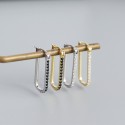Minimalist U-shaped Hoop Earrings - MLYH506