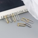 Minimalist U-shaped Hoop Earrings - MLYH506