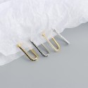 Minimalist U-shaped Hoop Earrings - MLYH506
