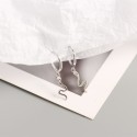Minimalist Glossy Snake Dangle Earrings - MLYH509