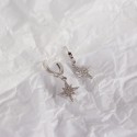 Pave Eight Point Star Dangle Earrings - MLYH511