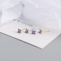 Sweet Four Leaf Clover Stud Earrings - MLYH512