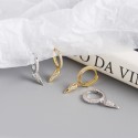 Pave Conical Rivet Dangle Earrings - MLYH514