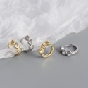 Sweet Three Hearts Hoop Earrings - MLYH517