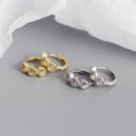 Sweet Three Hearts Hoop Earrings - MLYH517