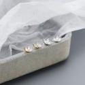 Sparkling Crown Stud Earrings - MLYH518