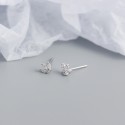 Crown with Marquise Gems Stud Earrings - MLYH520