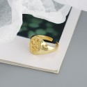 Vintage Embossed Snake Open Ring - MLYH522
