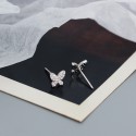 Niche Pave Butterfly Stud Earrings - MLYH531