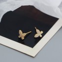 Niche Pave Butterfly Stud Earrings - MLYH531