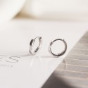 Sweet Mobius Twist Hoop Earrings - MLYH532