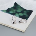 Elegant Heart to Heart Hoop Earrings - MLYH535