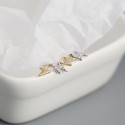 Sweet Pave Lightning Stud Earrings - MLYH538