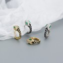 U-shaped Snake Hoop Earrings - MLYH544