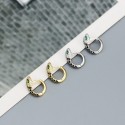 U-shaped Snake Hoop Earrings - MLYH544