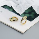 U-shaped Snake Hoop Earrings - MLYH544