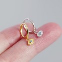 Sparkling Evil Eye Dangle Earrings - MLYH552