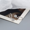 Eight Awn Star Evil Eye Dangle Earrings - MLYH553