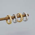 Sparkling Heart to Heart Hoop Earrings - MLYH556