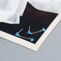 Tassel Round Opal Stud Earrings - MLYH558