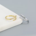 Pave Overlapping Open Ring - MLYH559