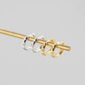 Punk Style Gear Shaped Hoop Earrings - MLYH571