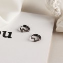 Fashion Lightning Outline Hoop Earrings - MLYH574